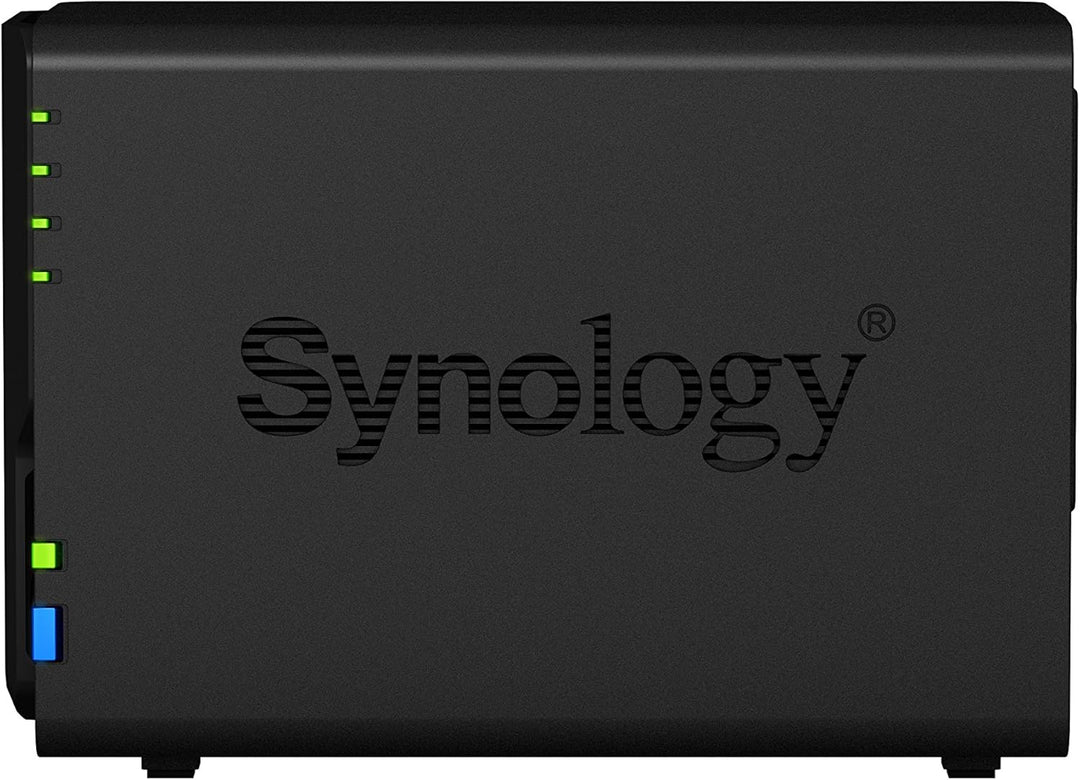 Synology DS218+ 24TB 2 Bay NAS Lösung | Eingerichtet mit 2 x 12TB Seagate IrownWolf Fährt, 24TB