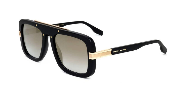 Marc Jacobs Unisex Marc 670/S Sunglasses 55 807/Fq Black, 55 807/Fq Black