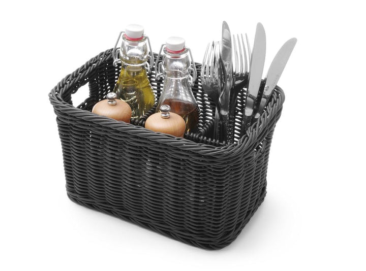 HENDI Besteckbehälter, Besteckfass, Besteckkorb, Utensilienhalter, Küchenutensilienhalter, Besteckka