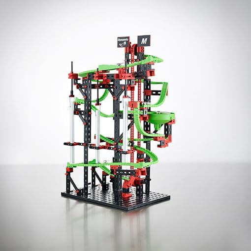 fischertechnik 533872 Kugelbahn Dynamic M – Bausatz für Kinder ab 7 Jahren, Lernspielzeug mit Flexsc