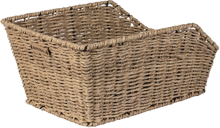 Basil Hinterradkorb Cento-Rattan Look Schwarz mit Rattan-Optik Single, Schwarz mit Rattan-Optik Sing