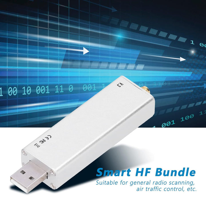 V3 R820T2 RTL2832U RTL-SDR Blog V3 R820T2 RTL2832U mit Dipol-Antennen-Kit, RTL SDR 1PPM TCXO HF Bias