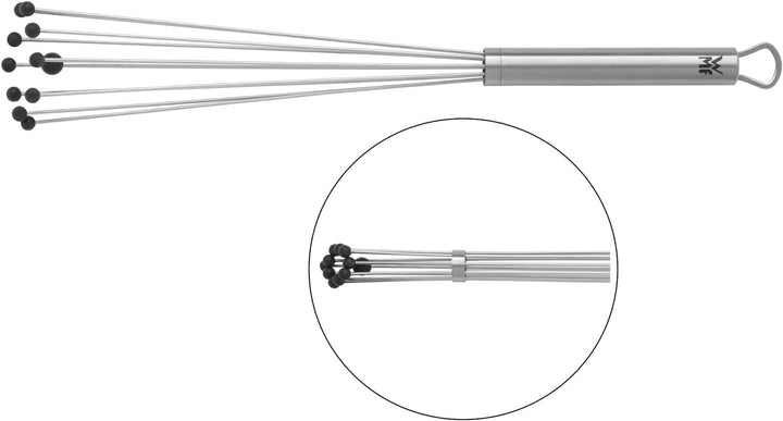 WMF Profi Plus Rührblitz Reduzierring 32 cm, Schneebesen Silikon -Kugeln & Profi Plus Pfannenwender