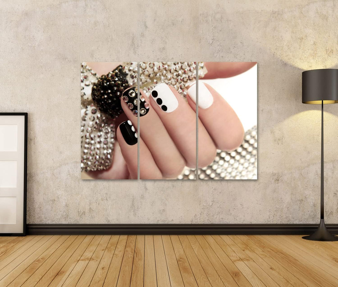 islandburner Bild auf Leinwand Maniküre Kurze Nägel Nagelstudio Bilder Wandbilder Poster Leinwand 13