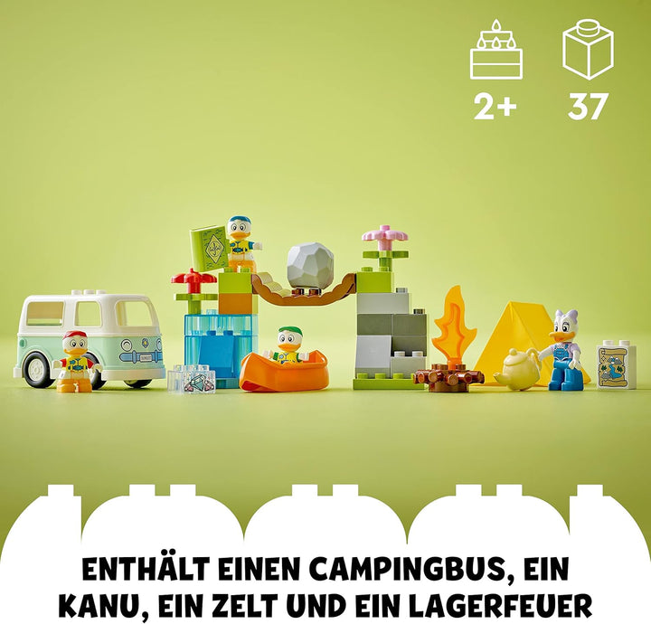LEGO 10997 DUPLO Disney Mickey and Friends Camping-Abenteuer Set mit Wohnmobil, Kanu und Daisy Duck