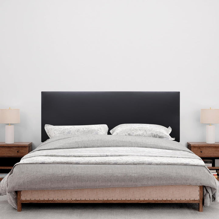DHOME Kopfteil aus Kunstleder oder Stoff AQUALINE Glattes gepolstertes Kopfteil Luxusbett Kopfteil (