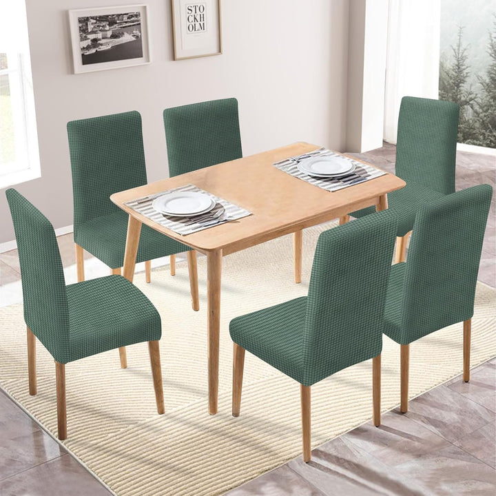Ystyle Stretch Stuhlhussen 6er Set, Stuhlbezug Elastisch Abnehmbarer Waschbarer, Universal Hussen Fü