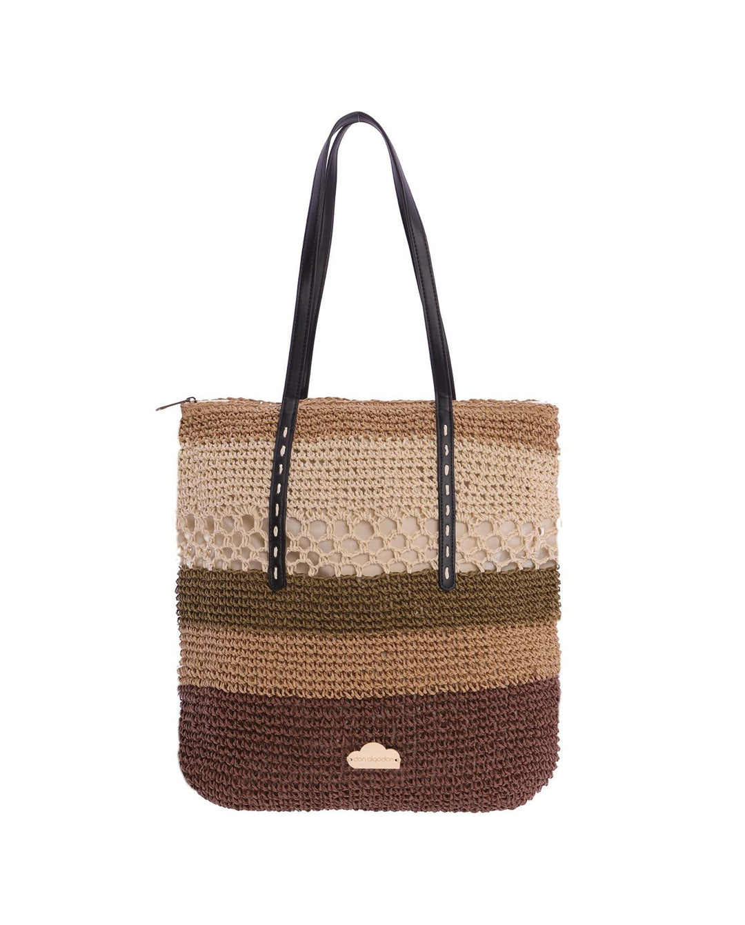 DON ALGODON Women's Shopping Shoulder Bag Damen-Shopper, Multicoloured