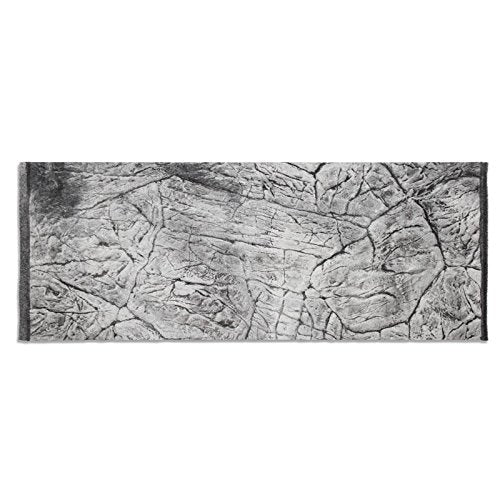 3D Aquarium Rückwand dünn Schieferoptik grau 120x50/ 117x45cm Aquarienhintergrund