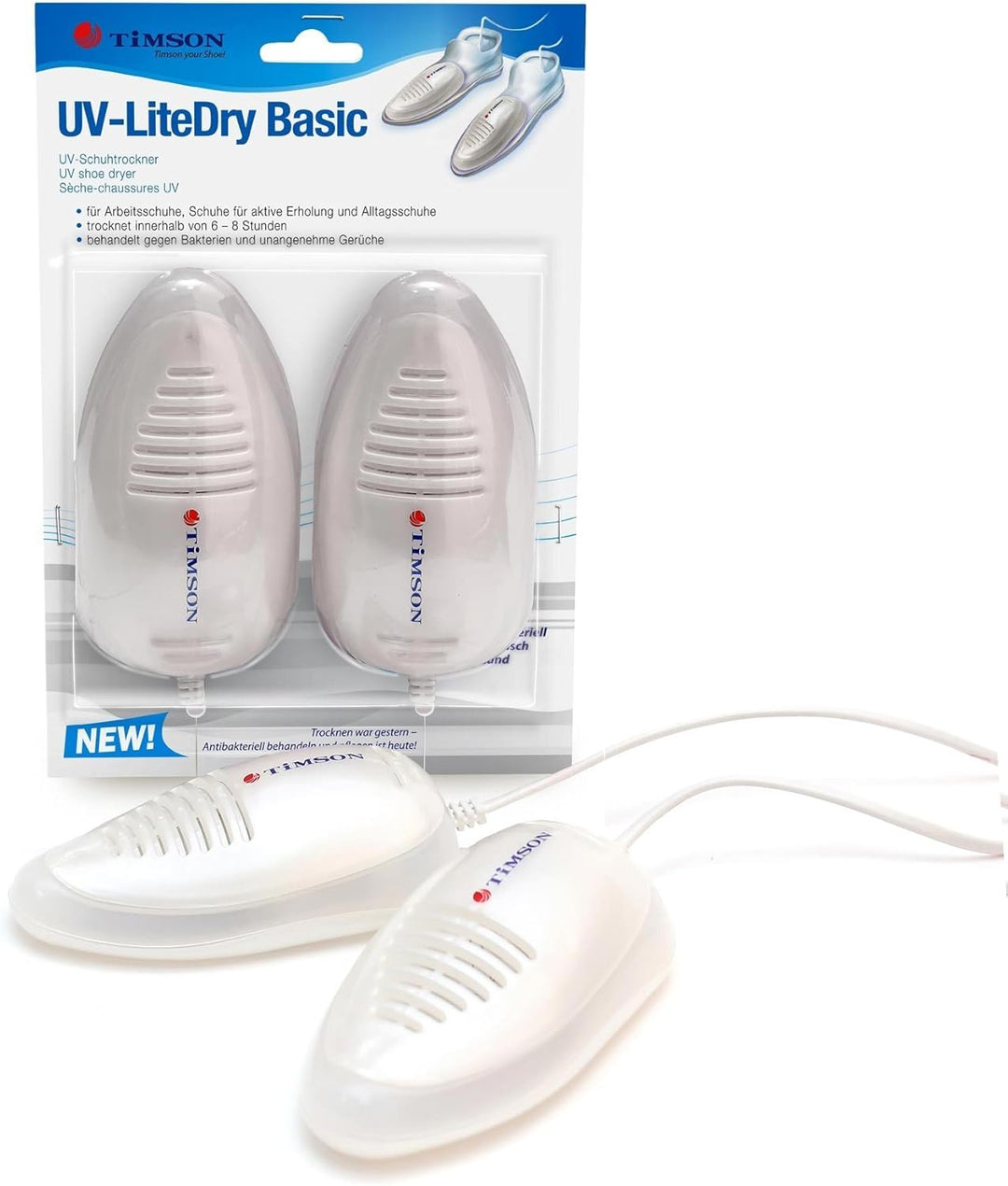 Timson UV-LiteDry Basic - Elektrischer Schuhtrockner mit UV-Licht