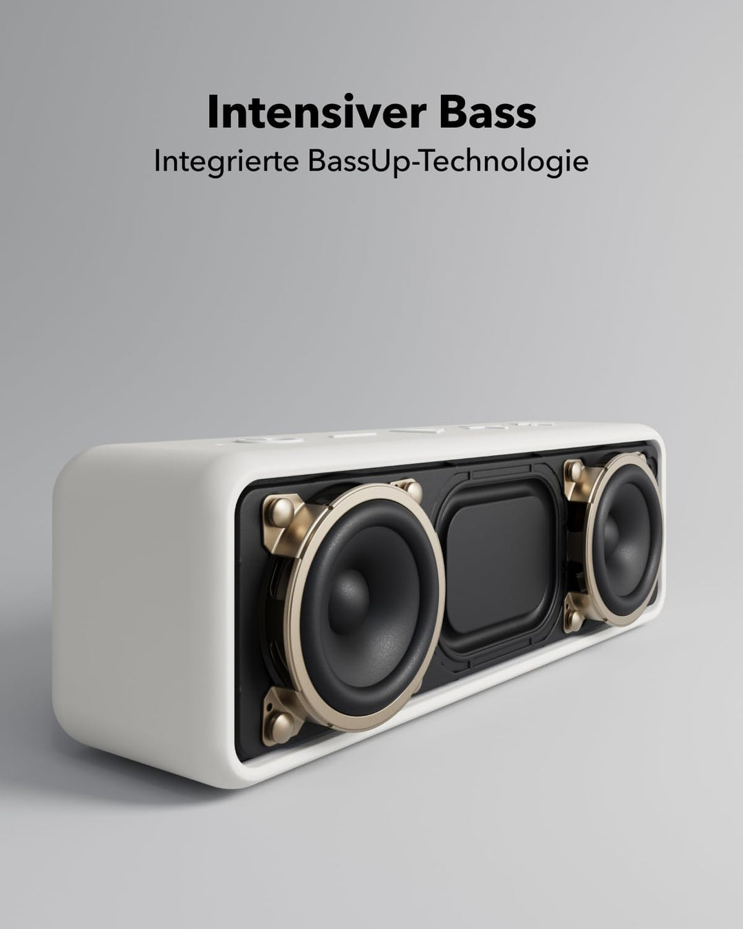 Anker SoundCore 2 Bluetooth Lautsprecher, Fantastischer Sound, Enormer Bass mit Dualen Bass-Treibern