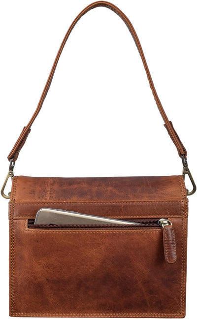 STILORD 'Aleia' Handtasche Damen Leder klein - elegante Umhängetasche für Frauen mit Stil Kara - Cog