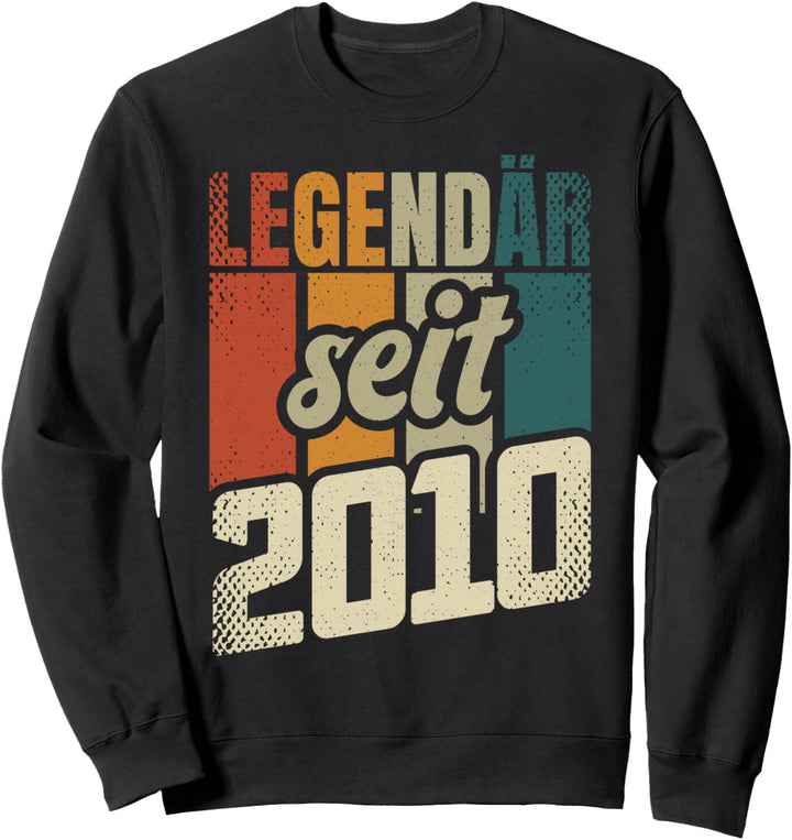 14. Geburtstag Junge Mädchen 14 Jahre 2010 Lustig Geschenk Sweatshirt