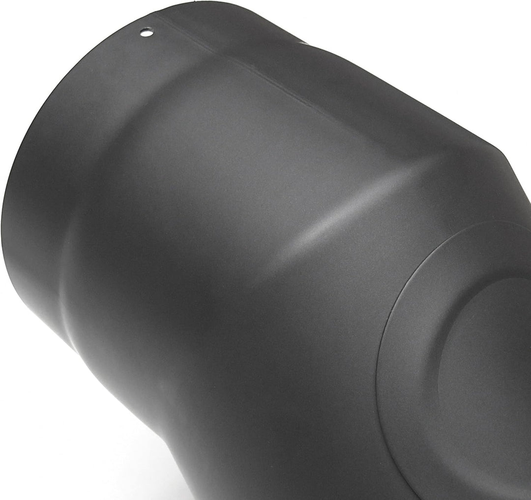 raik Rauchrohrbogen/Ofenrohrbogen 90° 3-teilig 120 mm Durchmesser mit Reinigungsöffnung Stahlblech 2