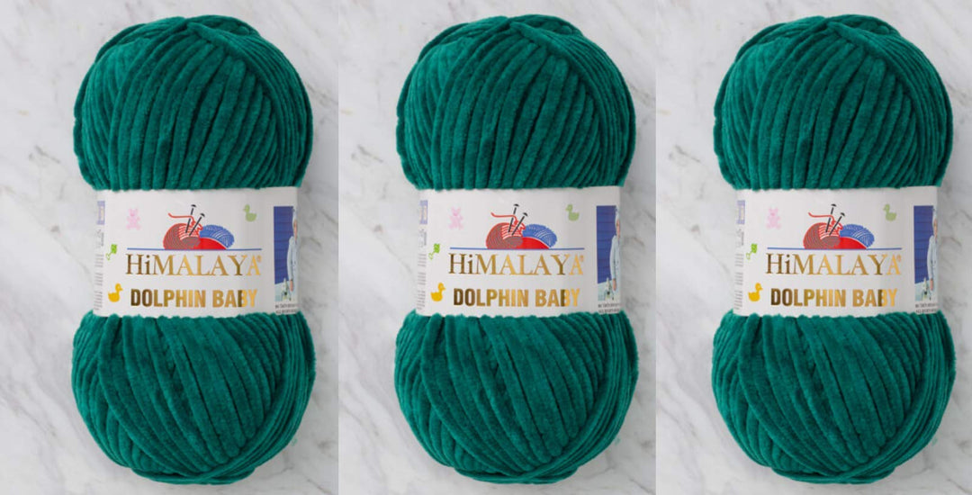 3 Knäuel Himalaya Delphin Baby Garn 395 Yards 3x100g Super Bulky Baby Blanket Garn (80331), 80331