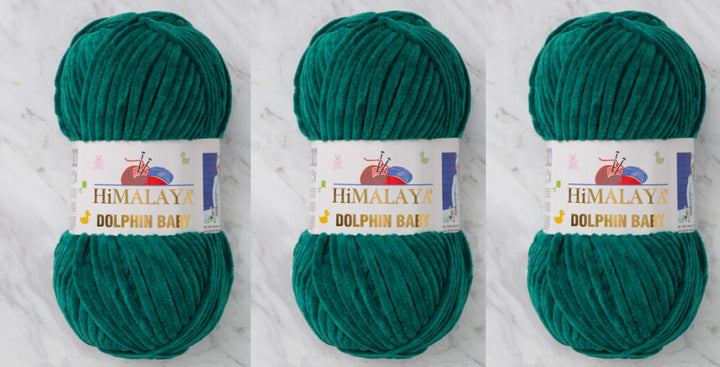 3 Knäuel Himalaya Delphin Baby Garn 395 Yards 3x100g Super Bulky Baby Blanket Garn (80331), 80331
