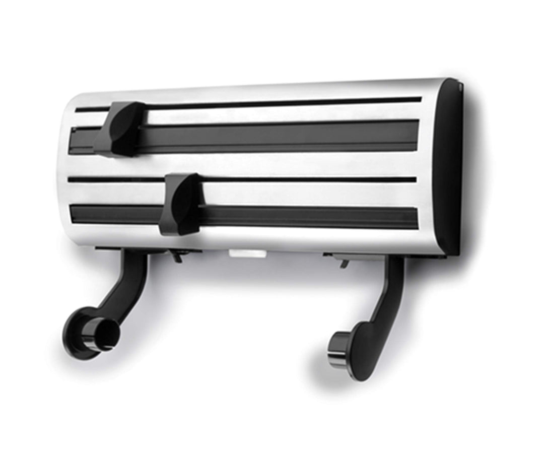 IBILI DISPENSADOR Film/Papel 3 EN 1, Stainless Steel, schwarz/Silber, 35 x 17 x 7 cm