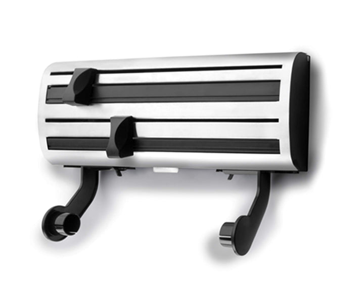 IBILI DISPENSADOR Film/Papel 3 EN 1, Stainless Steel, schwarz/Silber, 35 x 17 x 7 cm