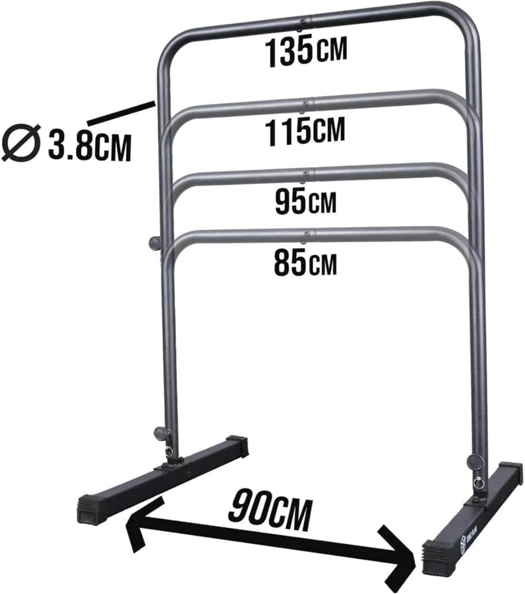 Eric Flag Klimmzugstange Heimturnhalle Pull Up Bar Vier einstellbare Höhen für Sport, Bodybuilding,