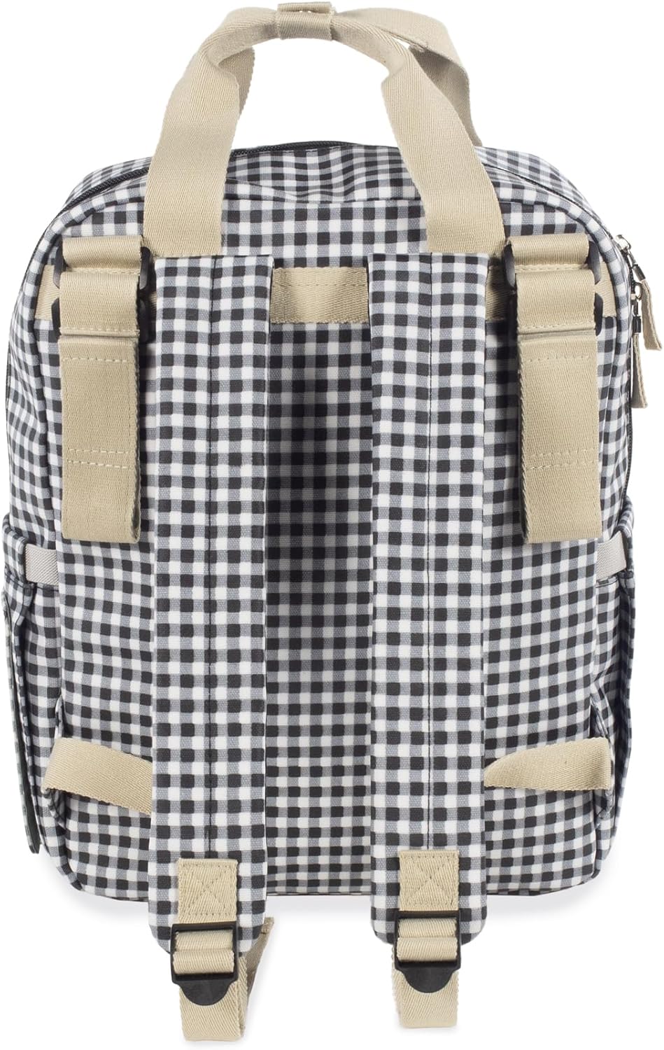 Walking Mum. I Love Vichy Wickeltasche für Kinderwagen, vielseitiges Design mit kurzen Griffen und S
