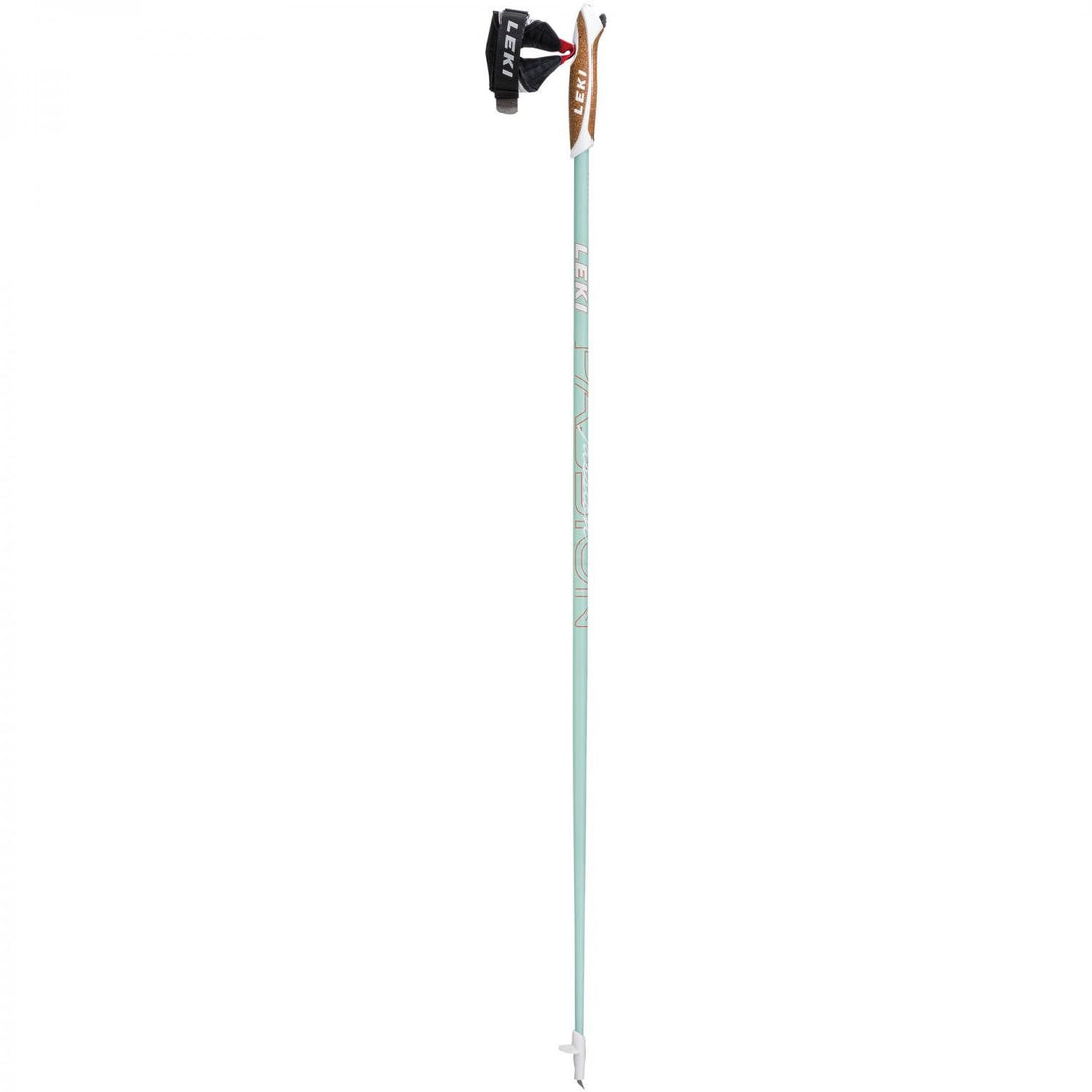 LEKI Passion Nordic Walking Stock 100 Mint/White/Coral, 100 Mint/White/Coral
