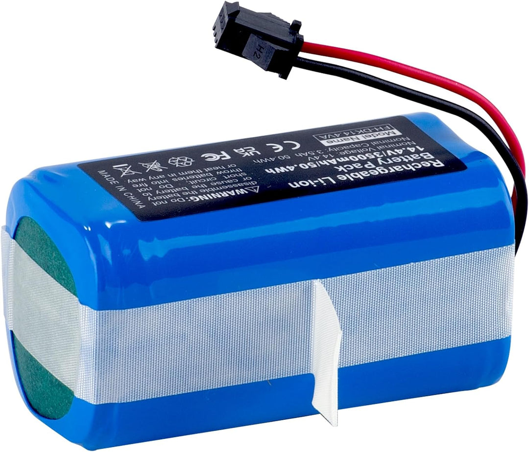 Ersatzakku für Staubsaugerroboter, 14,4 V 3500 mAh Li-Ionen Akku, Kompatibel mit Eufy 11/11S/15C/30C