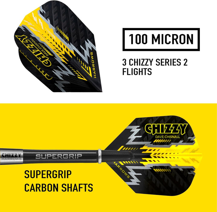 Harrows Chizzy Dartpfeile aus 80% Wolfram 48 mehrfarbig, 48 mehrfarbig