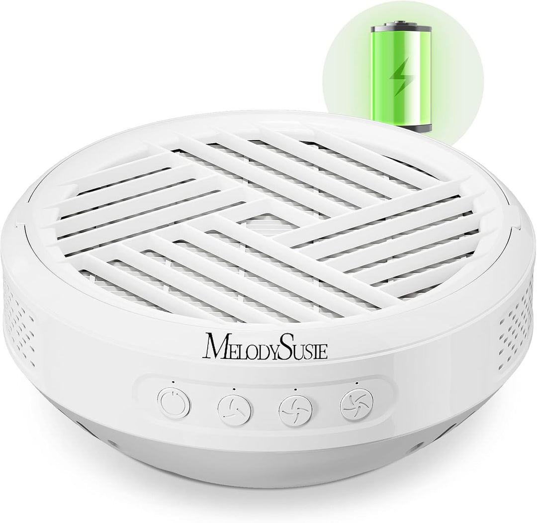 MelodySusie SProR Wiederaufladbarer Nagelstaubsauger, Vakuum Professioneller Staubabsaugung mit Filt