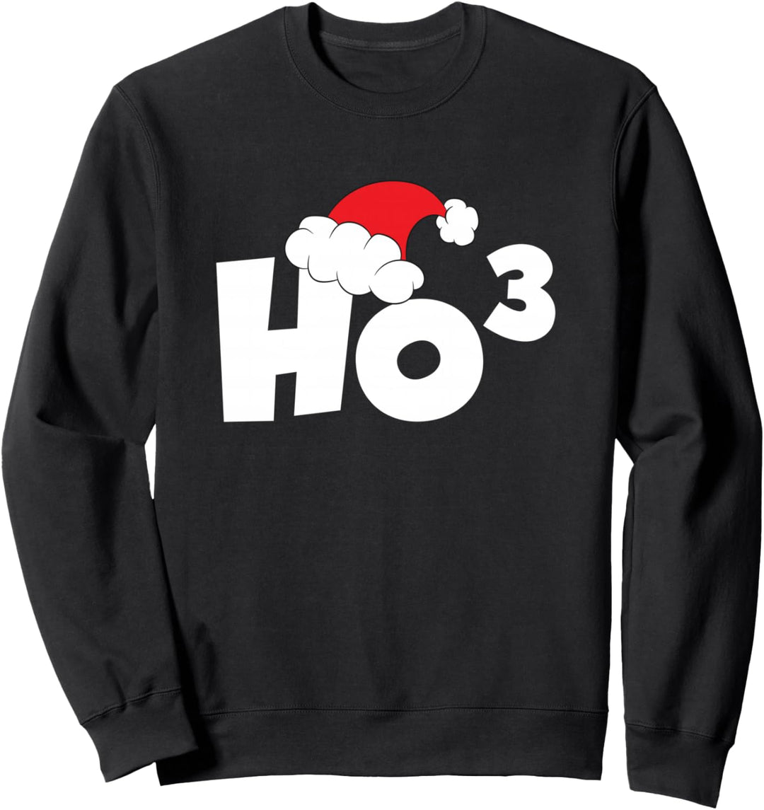 Ho Cubed Christmas Math Ho Ho Ho Ho Weihnachten Sweatshirt