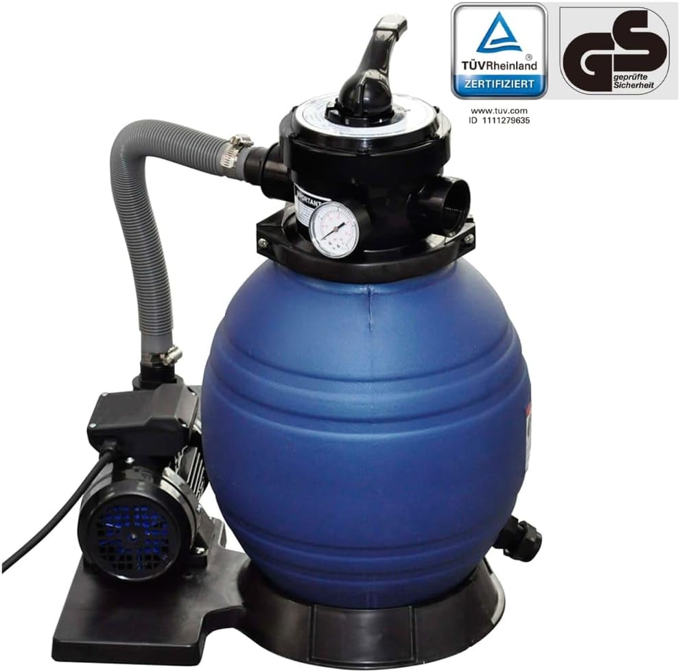 Sandfilterpumpe 400 W 11.000 L/h,11.1kg,90291
