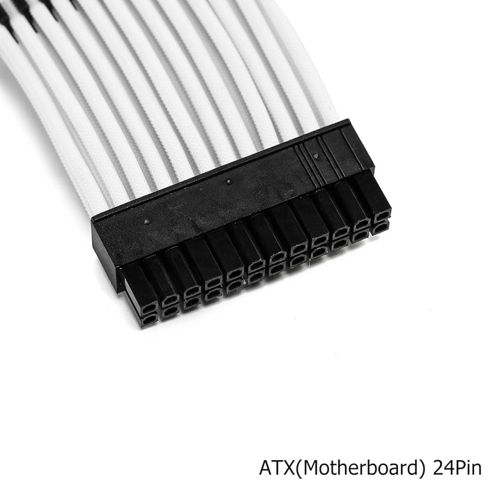 Formulamod Kabelverlängerungskit für Netzteil, 18 AWG, ATX, 24P+, EPS 8-P + PCI-E8-P, mit Kämmen für