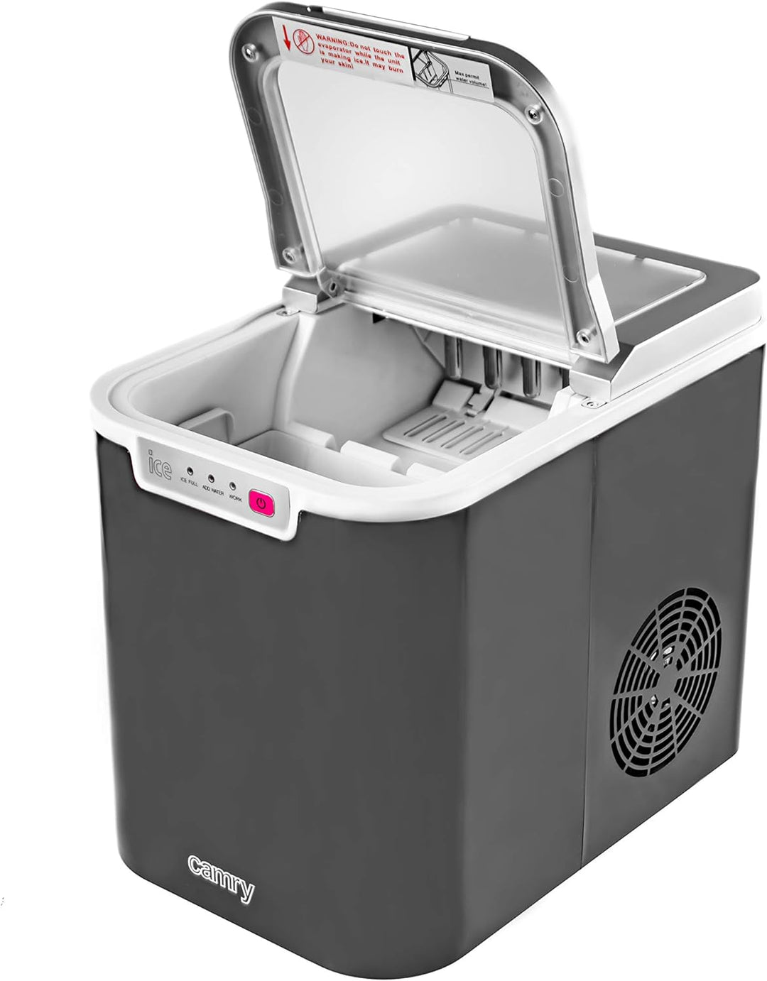 Adler Eiswürfelbereiter CR 8073, Schwarz, Grau