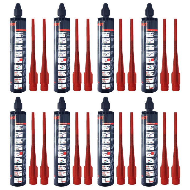 8x Remstaler VERBUNDMÖRTEL 300ml | -HÖCHSTE QUALITÄT- made in GERMANY | Injektionsmörtel | Montagemö