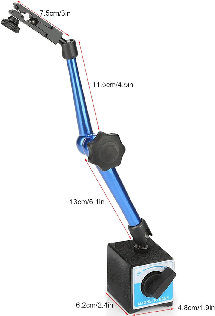 Magnetischer Standfusshalter , Messgeräte Magnetische Messgerätehalter für Messuhr (Blau) Holder #1,