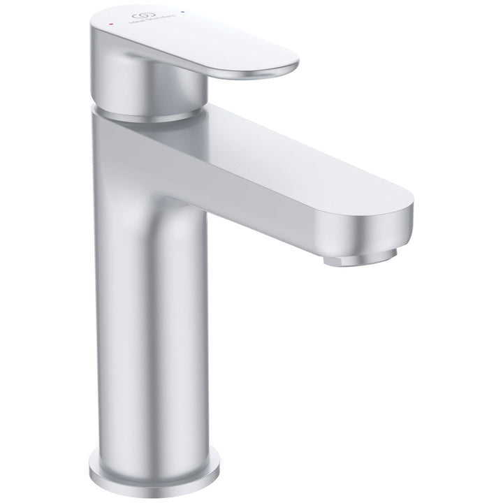 Ideal Standard BD131SI Cerafine O Waschtischarmatur H120 mit Push-Open-Ventil, Bad-Wasserhahn mit Au