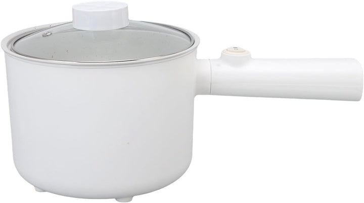 Elektrischer Hot Pot, Mini-Ramen-Kocher 1,8 L Nudeltopf Antihaft-Sauté-Pfanne Multifunktions-Elektro