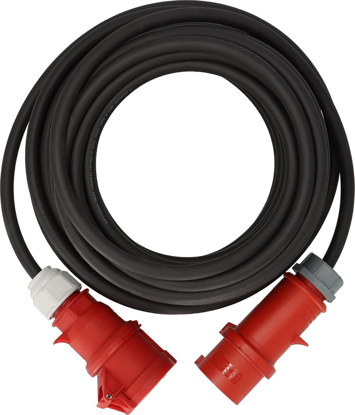 Brennenstuhl CEE Verlängerungskabel mit Phasenwender IP44 (10m Kabel, H07RN-F 5G4,0, 5-polig mit CEE