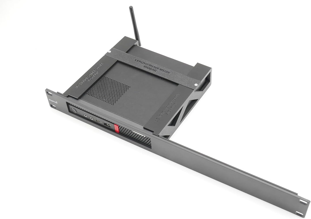 Rack-Halterung für Lenovo M910X/M920X 48,3 cm (19 Zoll), 1U, genaue Passform, bündiges Design