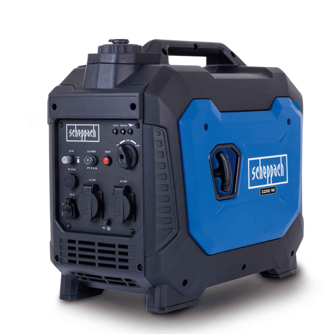 Scheppach Inverter Benzin Stromerzeuger SG3500i Stromgenerator Notstromaggregat | mit Invertertechni