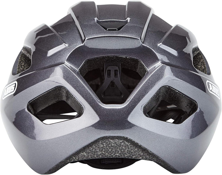 ABUS Rennradhelm Macator - sportiver Fahrradhelm für Einsteiger - auch für Zopfträger/-innen - für D