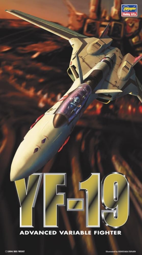 Macross Plus YF-19 Advanced Fighter 1/72 Scale