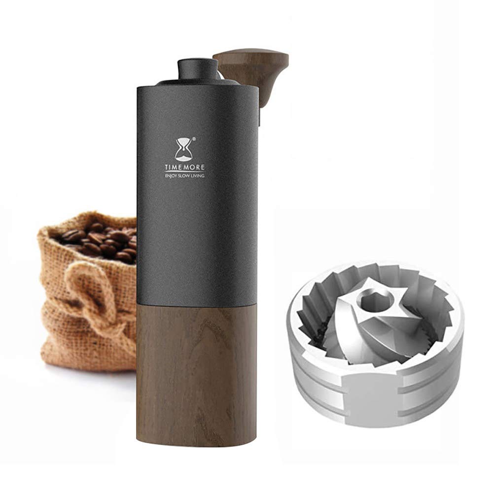 TIMEMORE Chestnut G1 Manuelle Kaffeemühle mit einstellbarer Einstellung, Unibody-Design aus Aluminiu