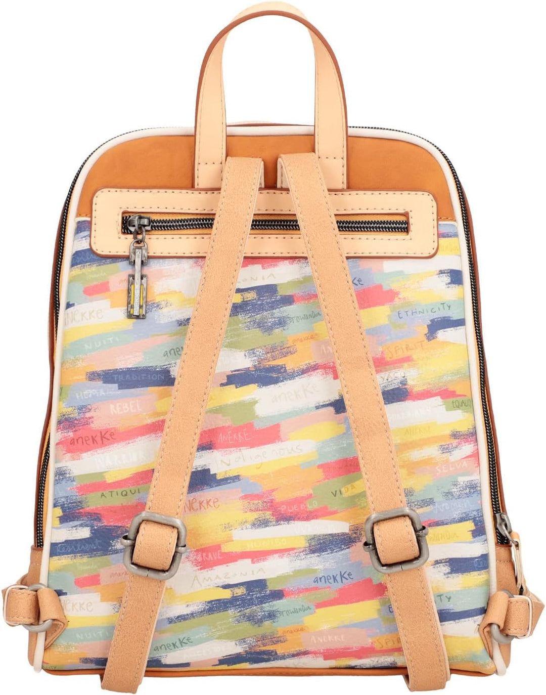 Anekke Damen Doppelfach Rucksack für unterwegs, bunt