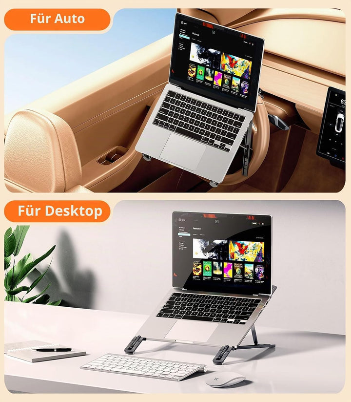 Auto Laptop Halterung Lenkrad Tablett Halter Höhenverstellbar Auto Schreibtisch für Laptop Computer