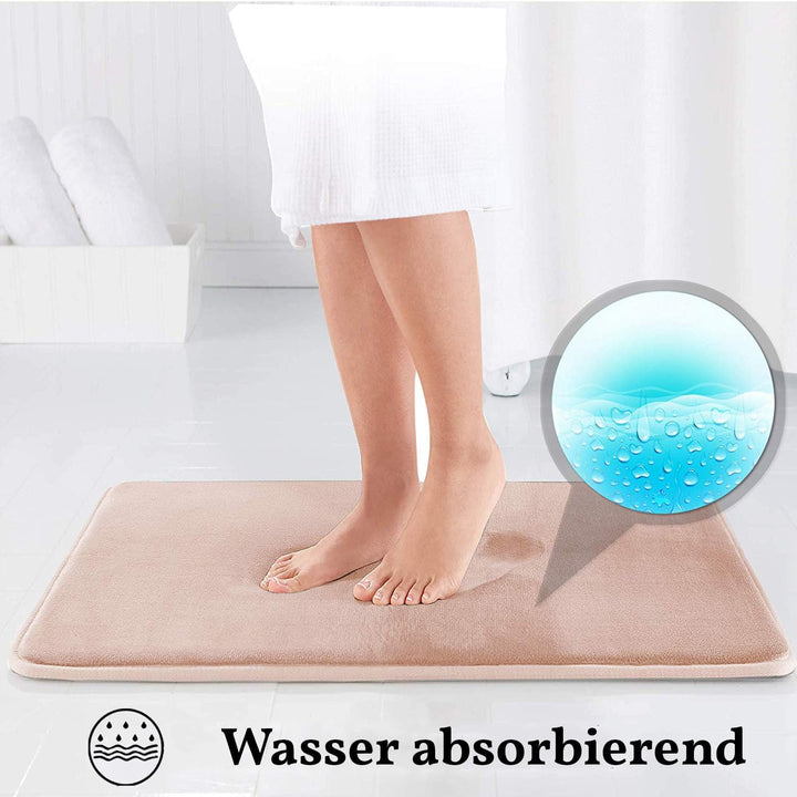 Wolke sieben Memory Schaum Badematte Badteppich rutschfest Badezimmerteppich Badezimmermatte antirut