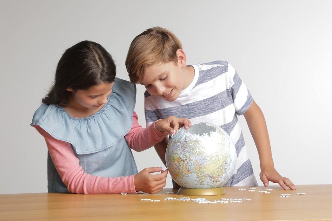 Ravensburger World Globe on a V-Stand 3D Jigsaw Puzzle for Adults and Kids Age 10 Years Up - 540 Pie