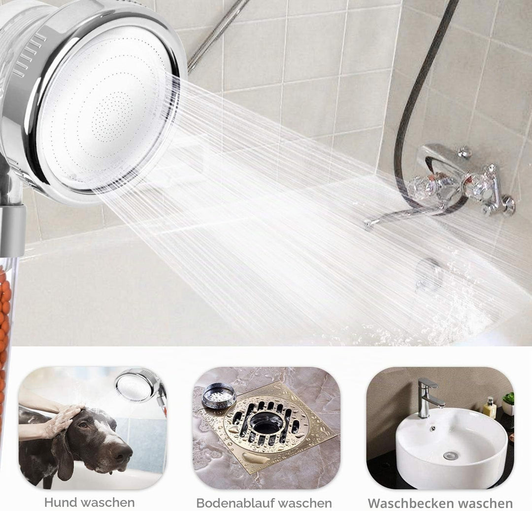 Duschkopf, Magichome Wassersparend Duschkopf Handbrause Ionen 3 Strahlarten mit Druckerhöhung für me