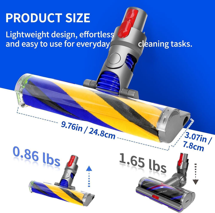 V15 Fluffy Optic Bodendüse für Dyson V7 V8 V10 V11 V15 Staubsauger