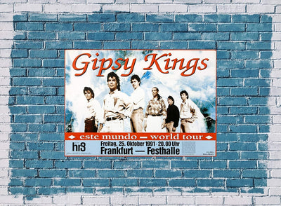 Gipsy Kings - Este Mundo, Frankfurt 1991 » Konzertplakat/Premium Poster | Live Konzert Veranstaltung