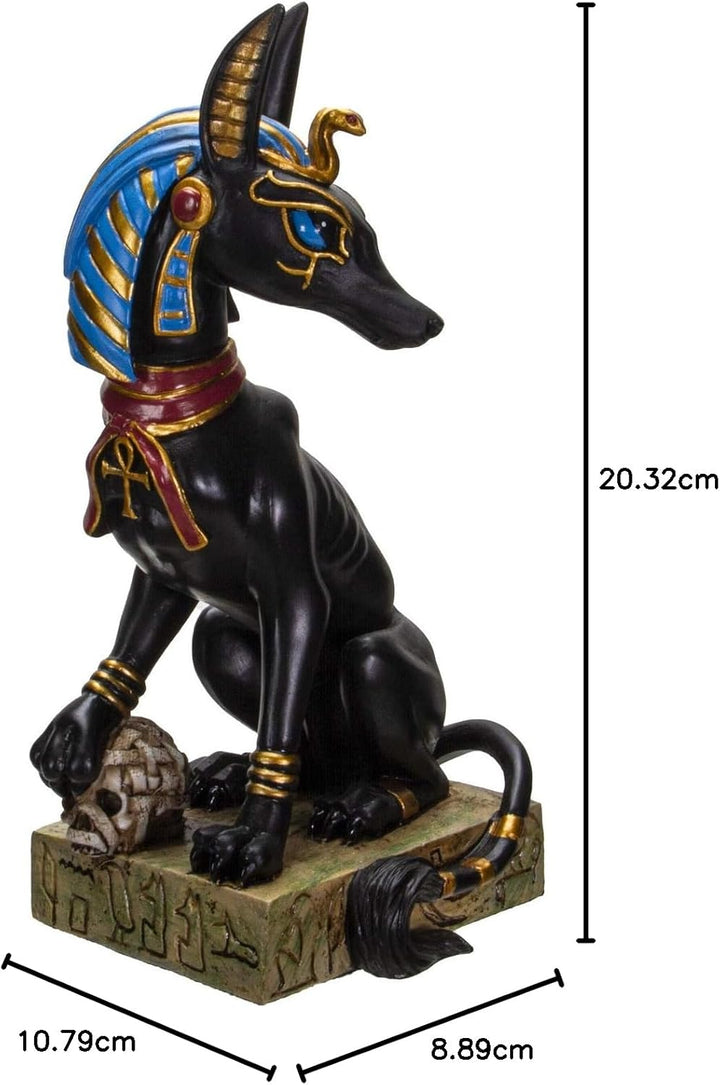 Anubis Figur von Stanley Morrison - Schakal Gott Ägypten Statue Deko